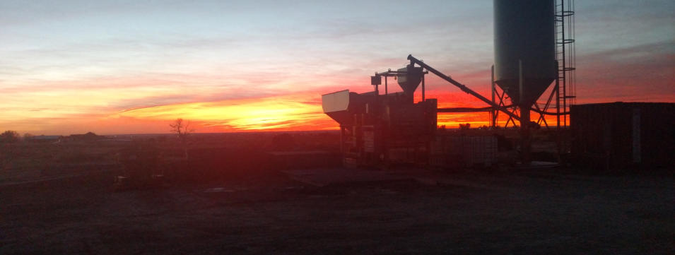 Precast concrete plant